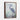 Blue Heron Abstract on the Shore Framed Canvas (Walnut) / 24 x 32