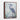 Blue Heron Abstract on the Shore Framed Canvas (Walnut) / 8 x 10