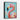 Vivid Flamingo Stroke Framed Canvas (Black) / 16 x 20