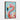 Vivid Flamingo Stroke Framed Canvas (Walnut) / 32 x 48
