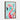Whimsical Flamingo Colors Framed Canvas (Walnut) / 20 x 30
