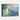 Coastal Brushstrokes Framed Canvas (Black) / 30 x 20