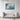 Coastal Brushstrokes Framed Canvas (Black) / 30 x 20