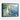 Coastal Brushstrokes Framed Canvas (Black) / 32 x 24