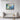 Coastal Brushstrokes Framed Canvas (Walnut) / 48 x 32