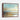 Coastal Abstract Serenity Framed Canvas (Walnut) / 14 x 11
