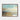 Coastal Abstract Serenity Framed Canvas (Walnut) / 14 x 11