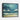 Misty Mountain Surf Framed Canvas (Black) / 10 x 8