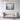 Twilight Ocean Glimmer Framed Canvas (Walnut) / 48 x 32