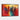 Rhythmic Color Fusion Framed Canvas (Black) / 30 x 20
