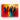 Rhythmic Color Fusion Canvas Wrap / 24 x 18