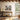 Cobblestone Village Stroll Framed Canvas (Walnut) / 32 x 24