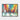Colorful Strides Framed Canvas (Black) / 14 x 11