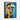 Divided Modern Visage Framed Canvas (Black) / 18 x 24