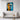 Divided Modern Visage Framed Canvas (Black) / 24 x 32