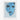Blue Visage Drips Fine Art Print / 18 x 24