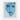 Blue Visage Drips Fine Art Print / 11 x 14