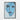 Blue Visage Drips Framed Canvas (Black) / 20 x 30