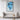 Blue Visage Drips Framed Canvas (Black) / 20 x 30