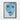 Blue Visage Drips Framed Canvas (Black) / 18 x 24