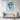 Blue Visage Drips Framed Canvas (Black) / 24 x 32