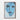 Blue Visage Drips Framed Canvas (Walnut) / 20 x 30
