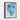 Blue Visage Drips Framed Canvas (Walnut) / 30 x 40