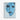Blue Visage Drips Canvas Wrap / 24 x 32