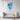Blue Visage Drips Canvas Wrap / 24 x 32