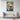 Mosaic Elegance Fan Framed Canvas (Black) / 20 x 30