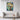 Mosaic Elegance Fan Framed Canvas (Black) / 18 x 24