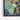 Mosaic Elegance Fan Framed Canvas (Black) / 16 x 20