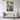 Mosaic Elegance Fan Framed Canvas (Walnut) / 32 x 48