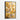 Golden Blossoms Splash Framed Canvas (Black) / 20 x 30