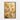 Golden Blossoms Splash Framed Canvas (Black) / 32 x 48