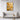 Golden Blossoms Splash Framed Canvas (Black) / 24 x 32