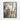 Abstract Forest Hues Framed Canvas (Black) / 16 x 20