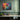 Chromatic Dreamscape Tree Framed Canvas (Black) / 14 x 11