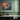 Chromatic Dreamscape Tree Framed Canvas (Walnut) / 20 x 16