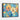 Vivid Pastel Floral Symphony Framed Canvas (Black) / 14 x 11