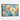 Vivid Pastel Floral Symphony Framed Canvas (Walnut) / 48 x 32