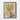 Striped Vase and Verdant Leaves Symphony Framed Canvas (Black) / 18 x 24
