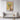 Striped Vase and Verdant Leaves Symphony Framed Canvas (Walnut) / 32 x 48