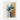 Serene Blue Leaves in Minimalist Vase Fine Art Print / 24 x 32