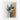 Serene Blue Leaves in Minimalist Vase Fine Art Print / 16 x 20