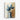 Serene Blue Leaves in Minimalist Vase Canvas Wrap / 32 x 48