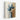 Serene Blue Leaves in Minimalist Vase Canvas Wrap / 16 x 20