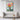 Vibrant Blooms in Modern Minimalism Framed Canvas (Black) / 32 x 48