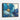 The Serene Blue Blossom Dance Framed Canvas (Black) / 10 x 8