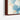 Whirling Azure Blossoms in Motion Framed Canvas (Walnut) / 48 x 32
